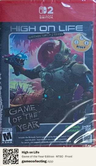 High on Life Nintendo Switch 2, NTSC box front