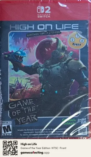 High on Life Nintendo Switch 2, NTSC box front