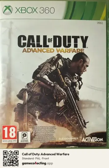 Call of Duty: Advanced Warfare Xbox 360, PAL box front