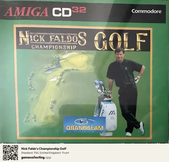 Nick Faldo's Championship Golf Amiga CD32, United Kingdom box front