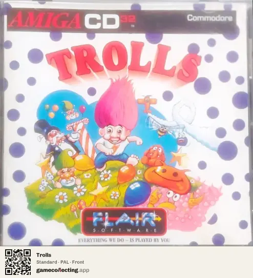 Trolls Amiga CD32, PAL box front
