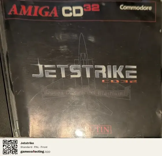 Jetstrike Amiga CD32, PAL box front
