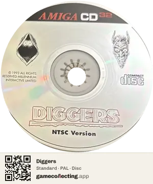 Diggers Amiga CD32, PAL disc
