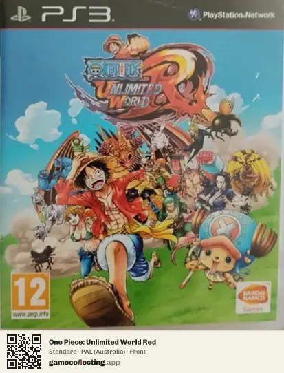 One Piece: Unlimited World Red PlayStation 3, Australia box front