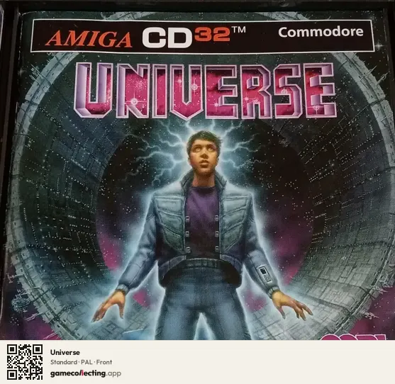 Universe Amiga CD32, PAL box front