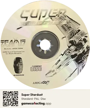 Super Stardust Amiga CD32, PAL disc