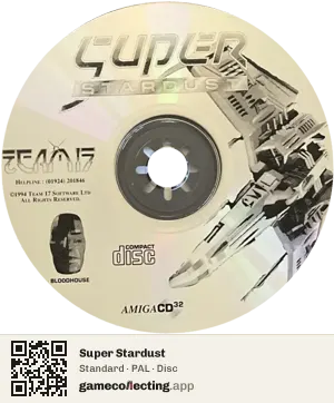 Super Stardust Amiga CD32, PAL disc