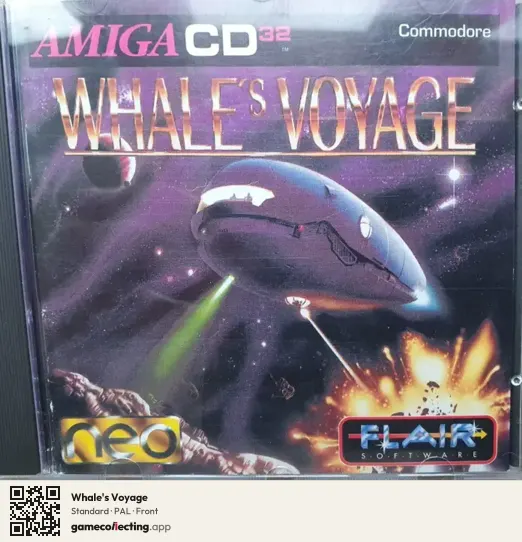 Whale's Voyage Amiga CD32, PAL box front