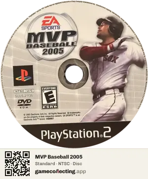 MVP Baseball 2005 PlayStation 2, NTSC disc