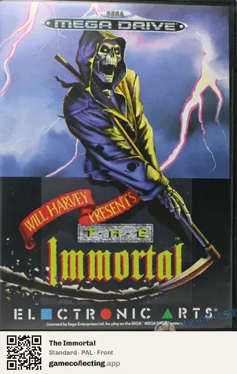 The Immortal Sega Mega Drive / Genesis, PAL box front