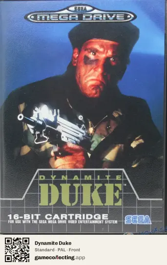 Dynamite Duke Sega Mega Drive / Genesis, PAL box front