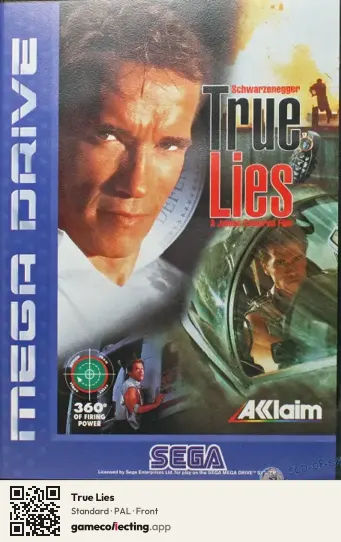 True Lies Sega Mega Drive / Genesis, PAL box front