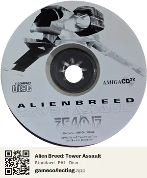 Alien Breed: Tower Assault Amiga CD32, PAL disc