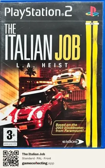 The Italian Job PlayStation 2, PAL box front