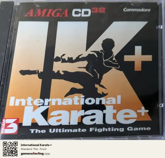 International Karate + Amiga CD32, PAL box front