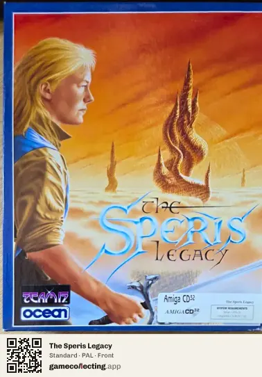 The Speris Legacy Amiga CD32, PAL box front