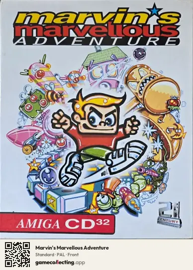 Marvin's Marvellous Adventure Amiga CD32, PAL box front