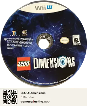 LEGO Dimensions Nintendo Wii U, NTSC disc