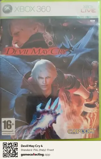 Devil May Cry 4 Xbox 360, Italy box front