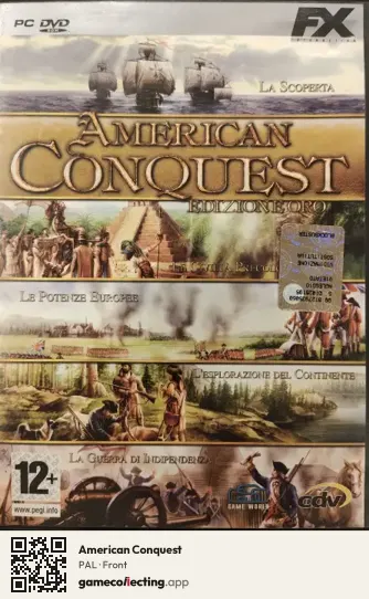 American Conquest Computer, PAL box front