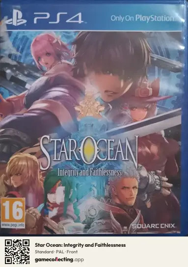 Star Ocean: Integrity and Faithlessness PlayStation 4, PAL box front