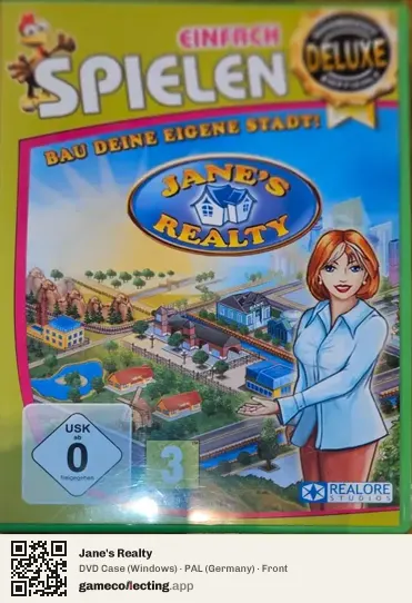 Jane's Realty Computer, Germany box front