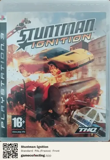 Stuntman: Ignition PlayStation 3, France box front