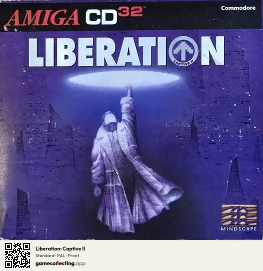 Liberation: Captive II Amiga CD32, PAL box front