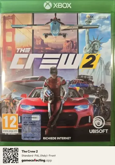 The Crew 2 Xbox One, Italy box front