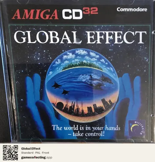 Global Effect Amiga CD32, PAL box front