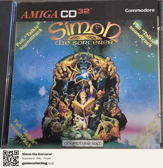 Simon the Sorcerer Amiga CD32, PAL box front