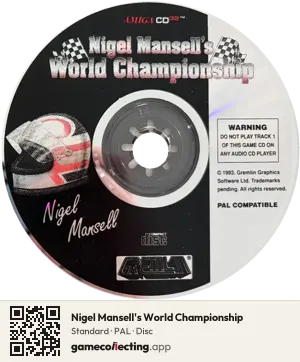 Nigel Mansell's World Championship Amiga CD32, PAL disc