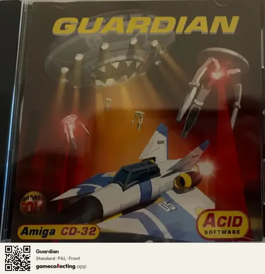 Guardian Amiga CD32, PAL box front