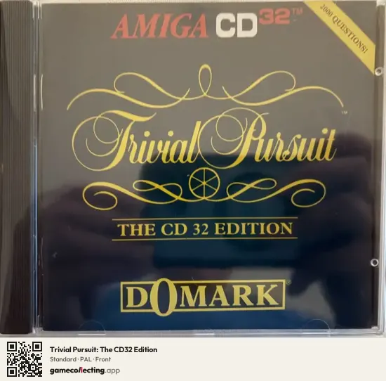 Trivial Pursuit: The CD32 Edition Amiga CD32, PAL box front