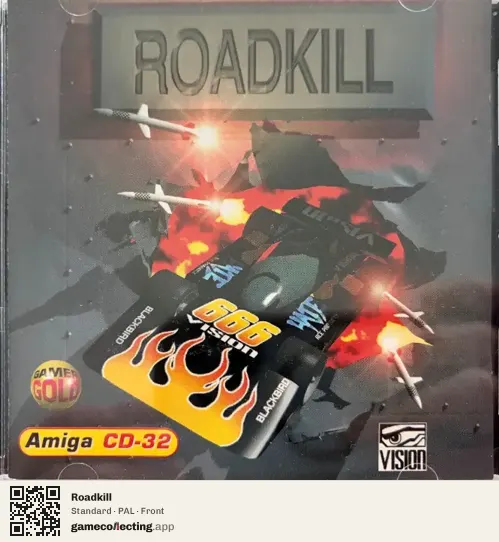 Roadkill Amiga CD32, PAL box front
