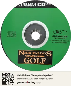 Nick Faldo's Championship Golf Amiga CD32, PAL disc