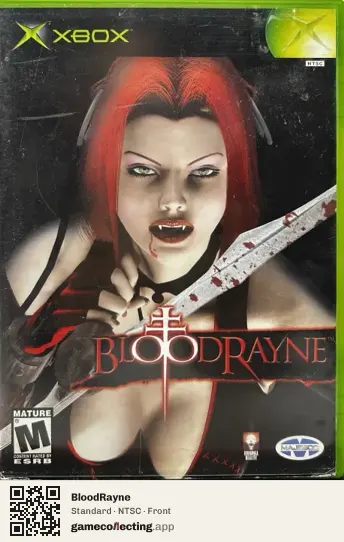 BloodRayne Xbox, NTSC box front