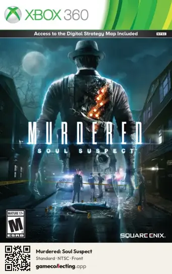 Murdered: Soul Suspect Xbox 360, NTSC box front