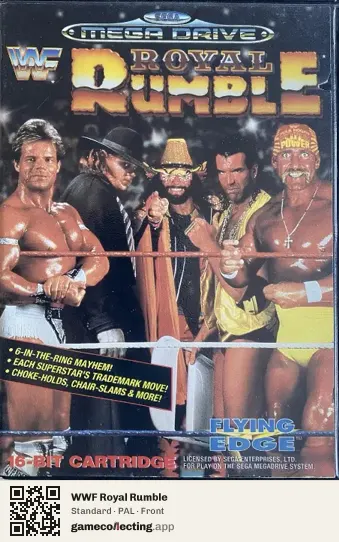 WWF Royal Rumble Sega Mega Drive / Genesis, PAL box front