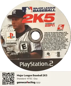 Major League Baseball 2K5 PlayStation 2, NTSC disc