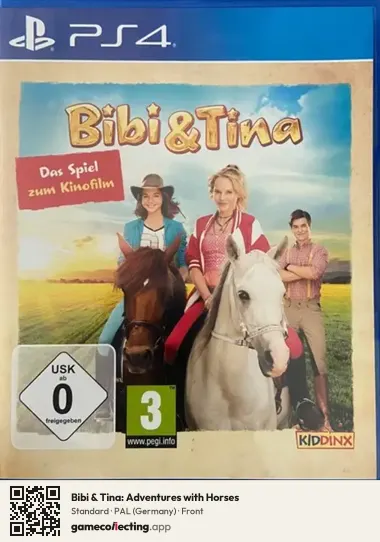 Bibi & Tina: Adventures with Horses PlayStation 4, Germany box front