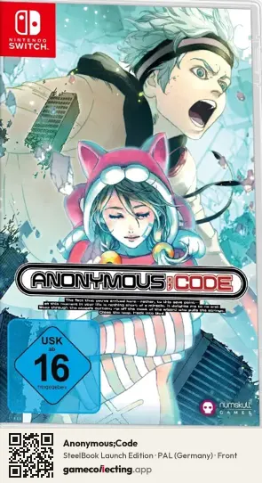 Anonymous;Code Nintendo Switch, Germany box front