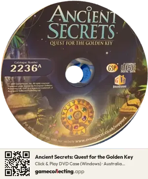 Ancient Secrets: Quest for the Golden Key Computer, Australia disc