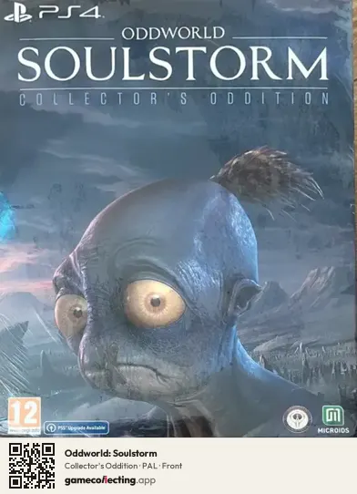 Oddworld: Soulstorm PlayStation 4, PAL box front