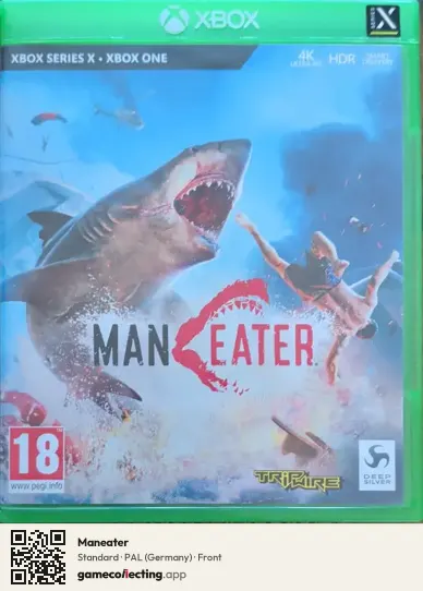 Maneater Xbox One, Germany box front