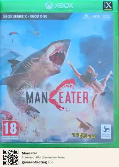 Maneater Xbox One, Germany box front