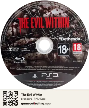 The Evil Within PlayStation 3, PAL disc