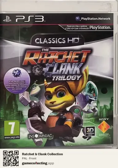 Ratchet & Clank Collection PlayStation 3, PAL box front