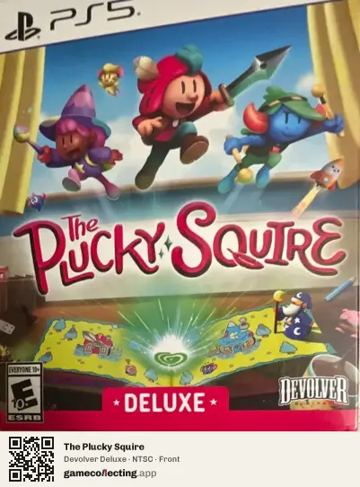 The Plucky Squire PlayStation 5, NTSC box front