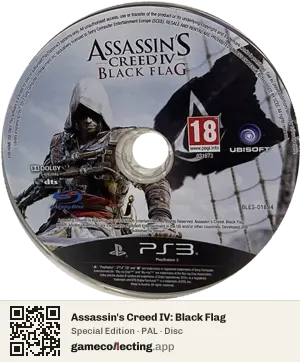 Assassin's Creed IV: Black Flag PlayStation 3, PAL disc